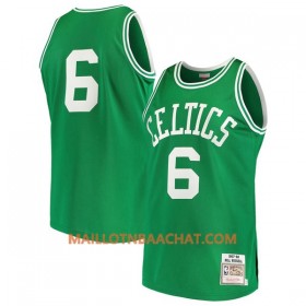 Maillot NBA Boston Celtics Bill Russell 6 Hardwood Classics Vert Swingman - Homme